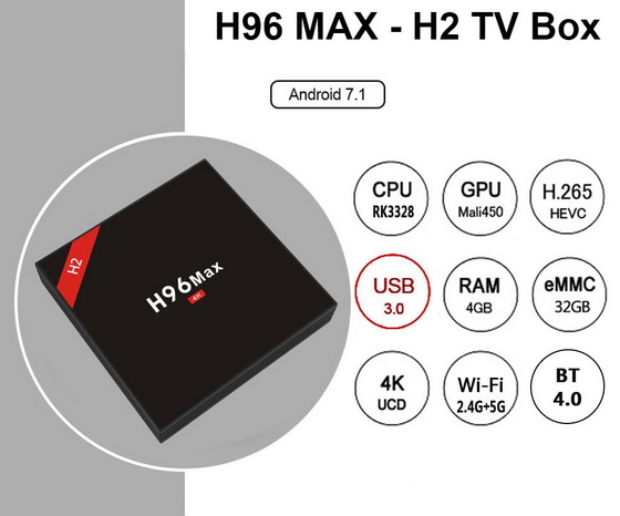 H96 Max - H2 TV Box.